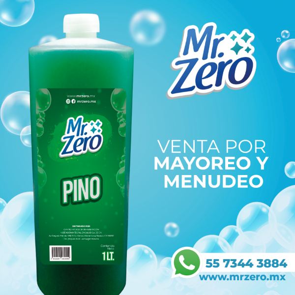Limpiador multiusos Pino, presentación de 1 litro, Mr. Zero