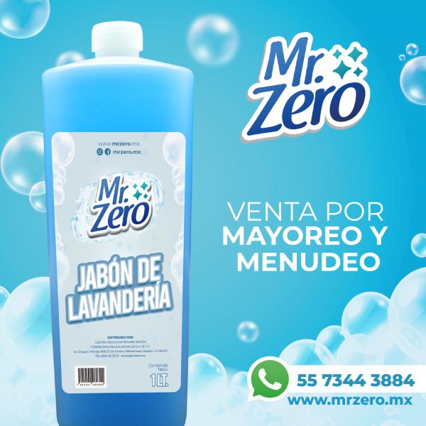 Jabón Princesa, presentación de 1 litro, Mr. Zero