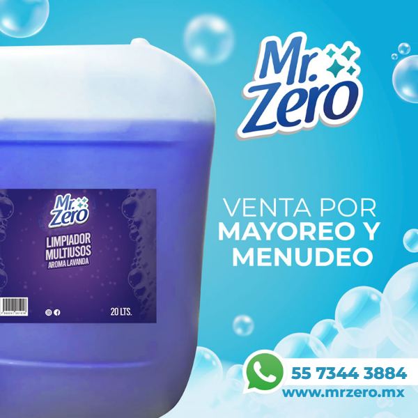 Limpiador Fabuloso, presentación de Bidón 20 litros, Mr. Zero