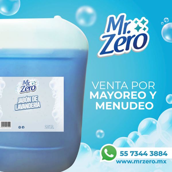 Jabón Princesa, presentación de Bidón 20 litros, Mr. Zero